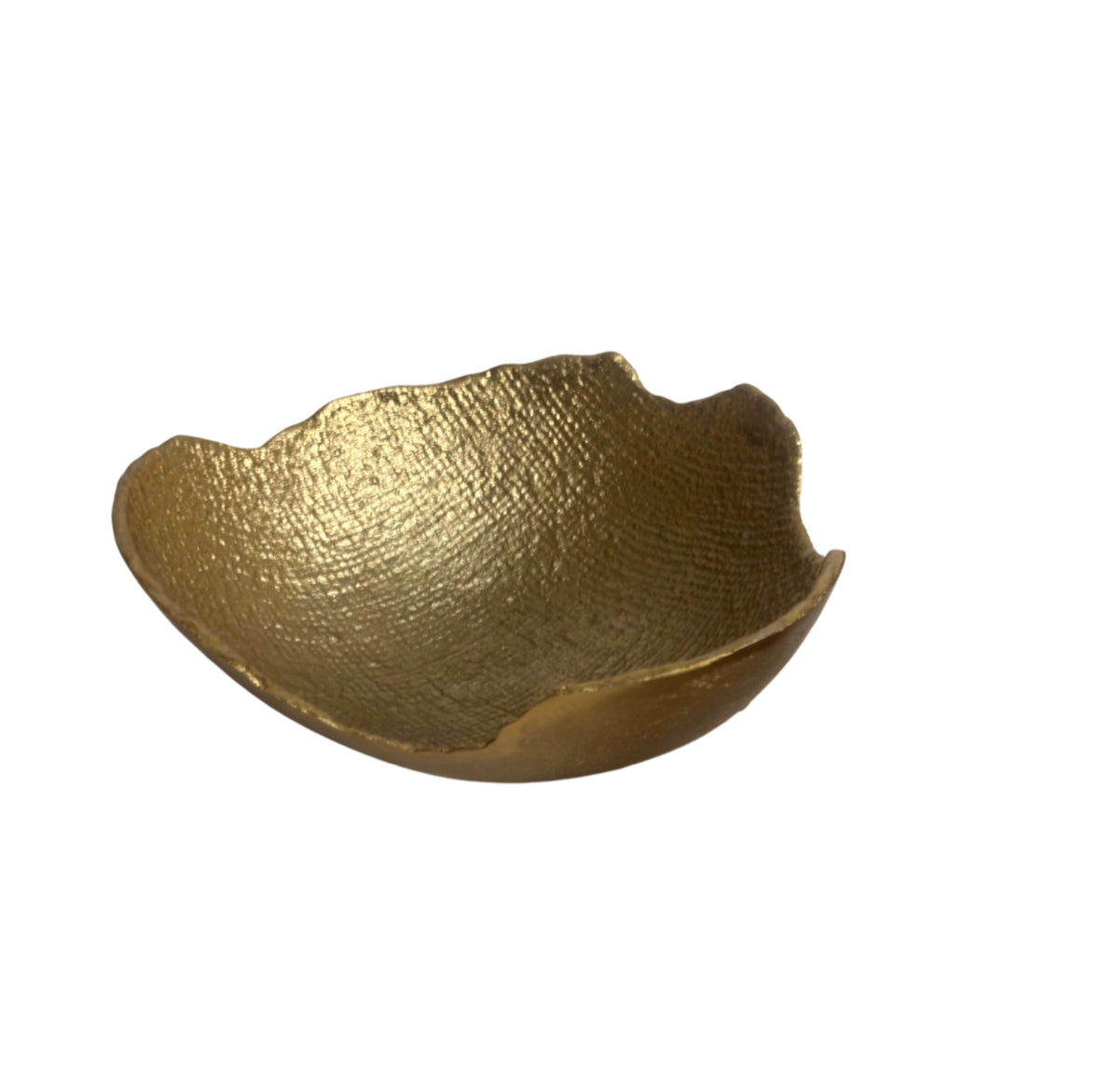 Gold Raw-Edged Bowl