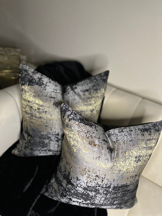 Black Throw Pillow